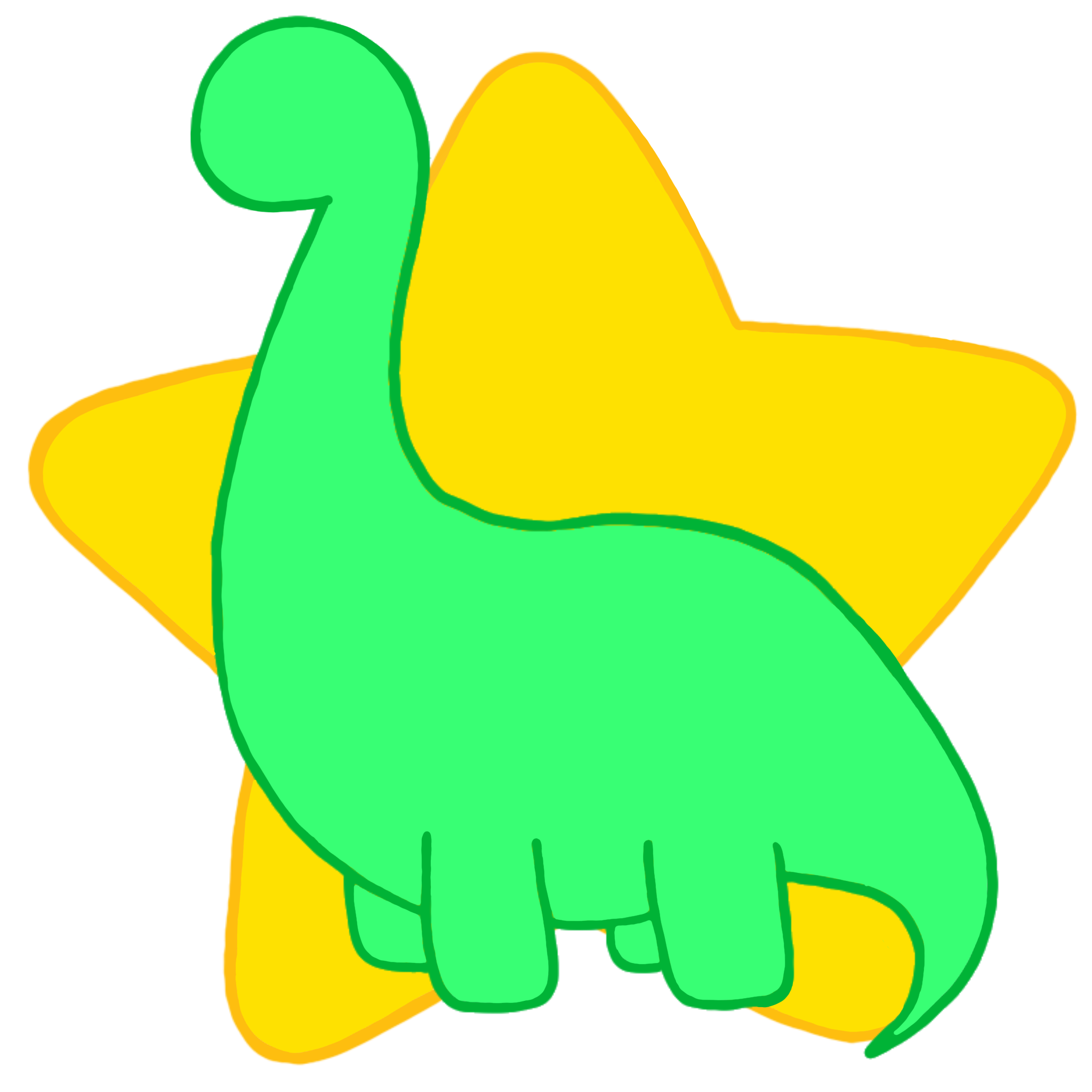 Dino_Star Logo